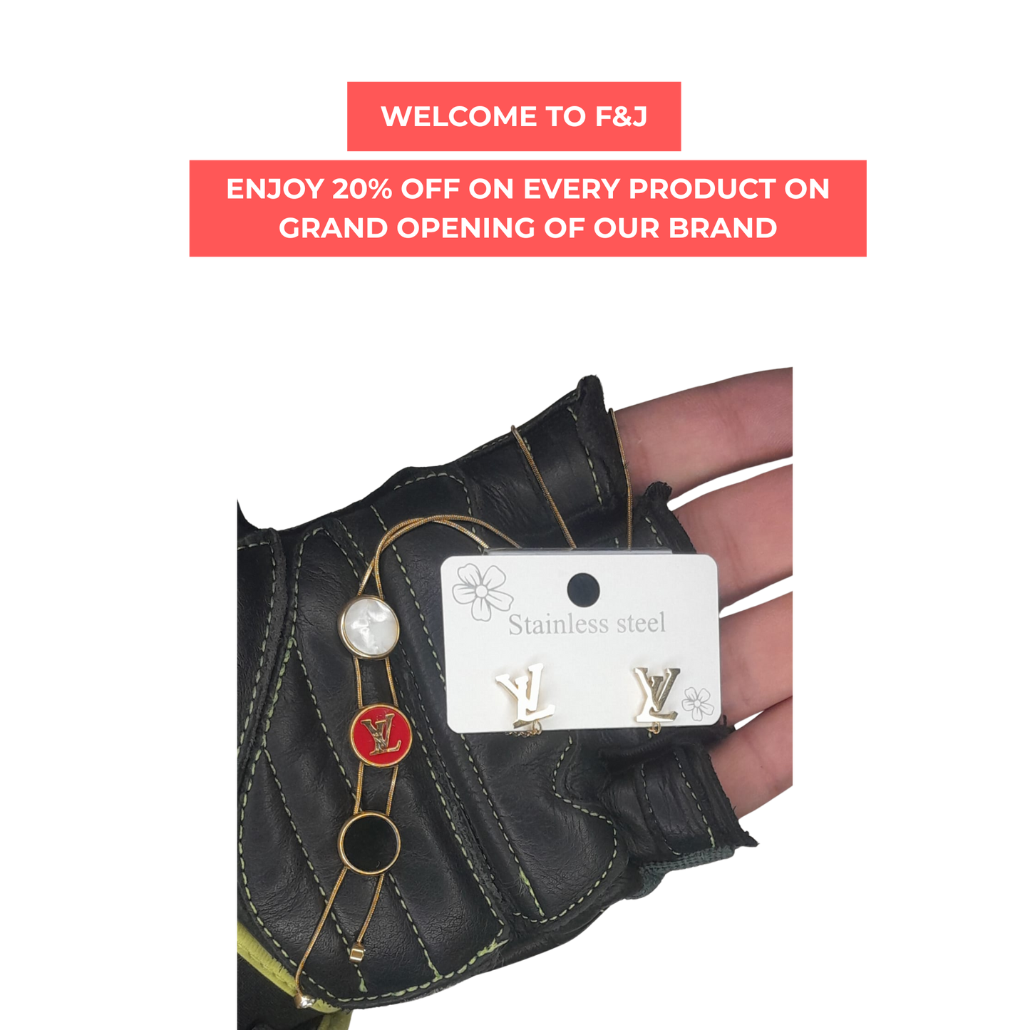 Louis Vuitton Bracelet & Earrings Set – Luxury LV Jewelry for Women & Girls. Gift For Her